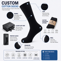 Chaussettes de sport en coton jacquard chaudes d'hiver avec logo personnalisé OEM, anti-odeur, rembourrées, marque privée, chaussettes athlétiques pour hommes