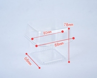 Mini Boîtes à Gâteaux et Cupcakes Transparentes en PET, Emballage Individuel pour Desserts, Boîte en Plastique Jetable Transparente avec Couvercle pour Exposition