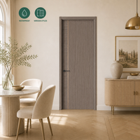 Porte intérieure en panneau mélaminé ignifuge, durable et résistant aux rayures, haut de gamme, pour hôpitaux et commerces