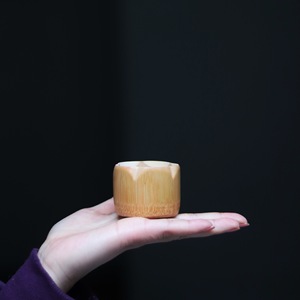 Handcrafted Bamboo <b>Teacup</b> Small Irregular Shape For Afternoon Tea Without Lid Kung Fu Tea Cups - Product Image 4