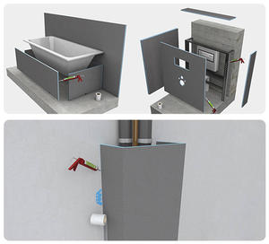Panneau de support de <span class=keywords><strong>carrelage</strong></span> en polystyrène rigide XPS moderne, fibre de verre, étanche, <span class=keywords><strong>isolation</strong></span> <span class=keywords><strong>thermique</strong></span>, résistance à la compression de 500-600 kPa pour - Product Image 6