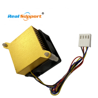 Ventilateur de refroidissement 4P avec dissipateur thermique en aluminium (câble de 6cm) DC 5V 40x40x10mm Roulement à billes à haute efficacité Boîtier d'ordinateur silencieux