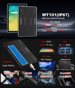 Công nghiệp Thảm Tablet PC Bảng điều chỉnh PC 10.1 inch IPS Màn hình 4 + 64 IP67 không thấm nước <span class=keywords><strong>ruggedized</strong></span> 4 gam <span class=keywords><strong>Android</strong></span> 12 công nghiệp gồ ghề máy tính bảng - Product Image 2