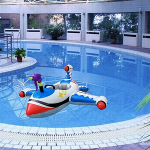 Hot Sale Customizable Eco-friendly PVC Inflatable Swim <b>Ring</b> for <b>Kids</b> Floating Toy Guns Riding on Airplane for Pool Fun - Product Image 2