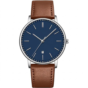 Reloj de Pulsera de Cuarzo Minimalista para Hombre de Alta Calidad OEM con Fecha y Hora, Ultrafino, Regalo de Cumpleaños para Novio - Product Image 1