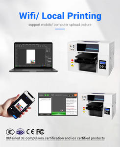 Refinecolor Multifunction Smart UV <strong>Printer</strong> A3 UV DTF <strong>Flatbed</strong> Printing Machine for Phone Case Leatherette Hat Patch Golf Balls - Product Image 3