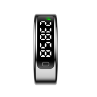 Anillo Inteligente R11C, Regalo para el Eid, Anillo Inteligente para Oraciones Musulmanas, Monitor de Frecuencia Cardíaca, Monitor de Salud, Pantalla Digital, Control por Aplicación