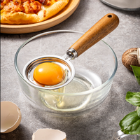 Ustensiles de cuisine 11 pièces, gadgets de cuisine, manche en bois, fouet en acier inoxydable, coupe-pizza, séparateur d'œufs, coupe-pizza, outils de pâtisserie