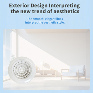 Ventilateurs muraux encastrés en plastique ronds, à <span class=keywords><strong>d</strong></span>ébit <span class=keywords><strong>d</strong></span>'air réglable, pour systèmes CVC - Vente en gros fabricant - Product Image 4