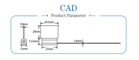 Sceau de câble métallique de haute qualité, scellé en fil métallique pour camions et conteneurs