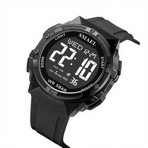 Reloj Deportivo SMAEL 8112 con Cronógrafo, Pantalla LED Digital, Luminoso, Resistente al Agua 5BAR, Moderno, Colorido, con Alarma y Correa de Plástico - Product Image 1