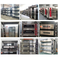 Four à pâtisserie électrique à haute capacité en acier inoxydable, 3 étages, 6 plateaux, avec commande par bouton, 19800W, pour boulangerie commerciale
