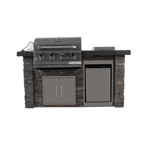 <span class=keywords><strong>Table</strong></span> de foyer en fonte pour barbecue au gaz propane, 60 pièces, pour camping - Product Image 1