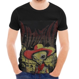 Áo thun nam chất lượng cao 100% cotton dệt kim, họa tiết in hình phong cách đường phố hip hop, rộng rãi, thoáng khí, nhiều màu sắc - Product Image 3