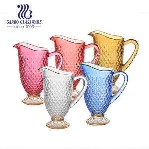 Vaso de Vidrio de Colores con Relieve Ámbar Vintage 2026, Vaso Hi-ball, Vaso para Jugo, Vaso para Agua, Estilo Antiguo, Nunca se Desvanece - Product Image 2