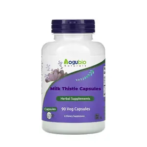 Suporte a fígado Cápsulas de cardo de leite vegano/Silybum Marianum 500 mg/Cápsula de Silymarin