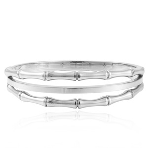 Brazalete de Acero Inoxidable con Diseño de Nudo de Bambú, Dorado, para Mujer, Joyería de Moda, Regalo - Product Image 5