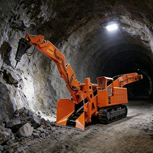 क्रॉलर व्हील मिनी छोटी खनन भूमिगत मकिंग लोडर इलेक्ट्रिक भूमिगत मकिंग लोडर पेक्वेनो इलेक्रिको मुक लोडर - Product Image 4