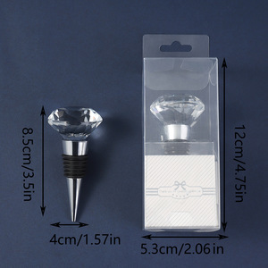 Diamond <b>Wine</b> <b>Stopper</b> Crystal Metal Seal For Bottle Preservation Gift - Product Image 4