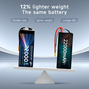 하이 퀄리티 반고체 배터리 4s 6s <span class=keywords><strong>12s</strong></span> 14s 22.2v 10000mah 15000mah <span class=keywords><strong>16000mah</strong></span> 22000mah 무인 항공기 용 배터리 - Product Image 3