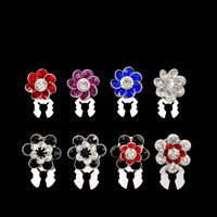 Boutons de manchette décoratifs écologiques en forme de fleur avec strass plaqués de luxe de la marque Shengzuan pour chemises féminines - Vente en gros - Zhejiang