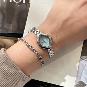Montre pour femme Scottie 9850 <span class=keywords><strong>vintage</strong></span> ovale incurvée, bracelet en acier inoxydable, étanche 3ATM, mouvement japonais, cadeau de luxe - Product Image 5