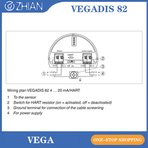 VEGADIS 82 <b>External</b> Display and Operation Module 4-20 MA/HART Measured Value Display and Operation VEGADIS 82 - Product Image 5