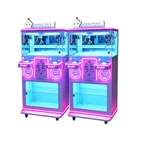Xiaomixing Rose Mini machine à griffes pour 2 joueurs, à monnayeur, machine de jeu d'arcade de capture de poupées et de distribution de cadeaux, garantie 12 mois