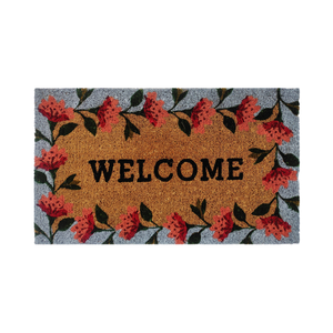 Tapis de porte en fibre de coco imprimé naturel 45x75 cm, écologique, durable, pour l'entrée, la maison et l'extérieur - Product Image 1