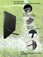 Écran LED pour sports en intérieur et en extérieur, écran LED de stade, affichage publicitaire périmétrique pour terrain de football et de basketball