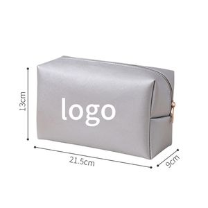 กระเป๋าเครื่องสำอางไฮเอนด์ความจุขนาดใหญ่แบบเรียบง่ายพร้อมฝาปิดซิปกระเป๋าเก็บของใช้ในห้องน้ำสำหรับเดินทางกันน้ำ - Product Image 2