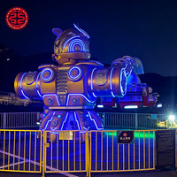Manèges à thème robotique pour parcs d'attractions et fêtes foraines, attractions mécaniques pour parcs familiaux, utilisables en intérieur et en extérieur