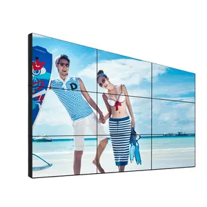 Wall Mount 55" Original Panel 3.5mm Narrow Bezel 500nits High Brightness 3x3 LCD Video Wall