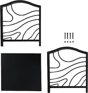 Support de rangement pour bois de chauffage en métal anthracite 130X70X185 cm Support de jardin extérieur Abri Conception détachable pour un empilage pratique - Product Image 5