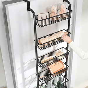 Panier <span class=keywords><strong>de</strong></span> rangement suspendu en métal à usage multiple pour <span class=keywords><strong>porte</strong></span> <span class=keywords><strong>Organisateur</strong></span> <span class=keywords><strong>de</strong></span> <span class=keywords><strong>porte</strong></span> <span class=keywords><strong>de</strong></span> garde-manger à 6 niveaux - Product Image 3