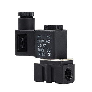 Mini électrovanne 2P025-08 220V AC 5.5VA 100% ED IP65 pour le contrôle des fluides pneumatiques - Product Image 1