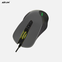 Mouse game lampu latar dapat diprogram, Mouse optik RGB lari GX40 ProUSB2.0 / MCU - SPCP-A825FD26 - 7 tombol makro