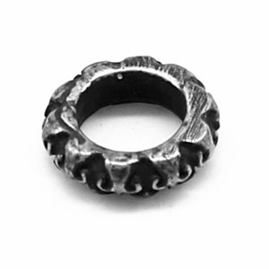 yunnique Stainless Steel Round Spacer <b>Bead</b> 12mm For <b>Bracelet</b> <b>Making</b> Casting Process DIY Jewelry Findings - Product Image 1
