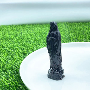 Pierre de cristal naturelle de 10 cm, artisanat populaire de la Vierge Marie, artisanat en pierres semi-précieuses, pierres multi-guérison, cristal de la Vierge Marie - Product Image 6