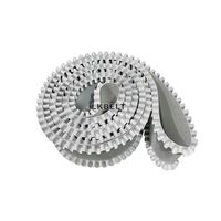 Banda Transportadora Lateral de PVC/PU de Grado Alimenticio Personalizada, Resistente al Desgaste, Antideslizante, de Alta Eficiencia de Transmisión para Alimentos y Bebidas