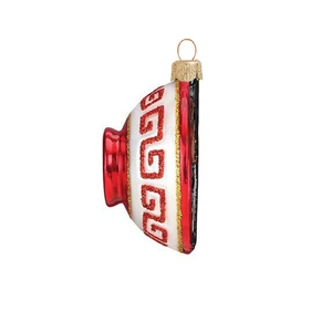 Ornement de Noël en verre personnalisé et <span class=keywords><strong>fait</strong></span> <span class=keywords><strong>maison</strong></span> Nouilles et bols en verre Décorations de figurines chinoises - Product Image 3