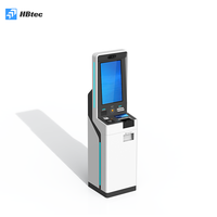 Kiosque tactile personnalisé pour l'enregistrement/décheck-in en libre-service avec distributeur de cartes et scanner de passeport, doté d'un SDK hôtelier