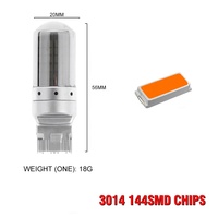 Großhandel Fehlerfrei Canbus BA15s P21W LED Blinker Lampe Autos T20 W21 LED-Lampen 144SMD für PY21W Bau15s LED