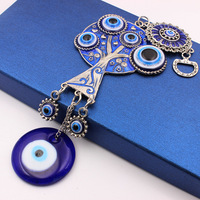 Jajazar — pendentif mural mauvais œil bleu turc, décoration, amulettes, ornement de voiture, maison, jardin, porte-clés, Protection, cadeau porte-bonheur