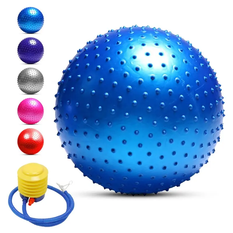 Wholesale Price Inflatable Anti Burst PVC Stability Training Fitness Gym Balance Exercise Pilates Yoga Massage Ball