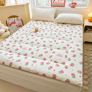 2025 Protector de colchón fresco impreso Lavable 100% Algodón Cojín de colchón Cubierta Colchón Topper - Product Image 1