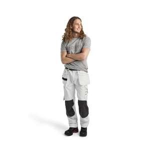 BLAKLADER - 153112101098C46 <b>Painter</b> trousers <b>White</b>/Dark grey - EAN 7330509755112 WORK TROUSERS CARGO WORK TROUSERS - Product Image 3