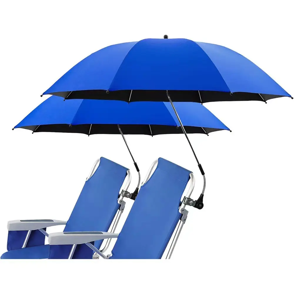 כיסא חוף קמפינג מטריית מהדק כיסא שמשיה מטריית קרם הגנה חיצונית