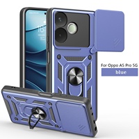 Coque de protection en TPU pour téléphone portable A-OP-PO-A5-Pro-5G Shun avec fenêtre de poussée de fête étrangère et support de poignée intégré