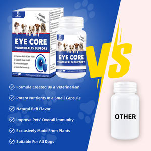 Puxinuo Suplementos nutricionales <span class=keywords><strong>para</strong></span> mascotas Suplemento <span class=keywords><strong>para</strong></span> el cuidado de <span class=keywords><strong>los</strong></span> <span class=keywords><strong>ojos</strong></span> en forma de hoja Lutein Core Vision Health Support Drops Universal Treats - Product Image 5